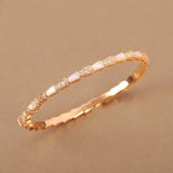 High Jewelry Red Chalcedony Snake Bone Bracelet