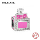 925 Sterling Silver European Love Charm Bead for Bracelet Jewelry Making
