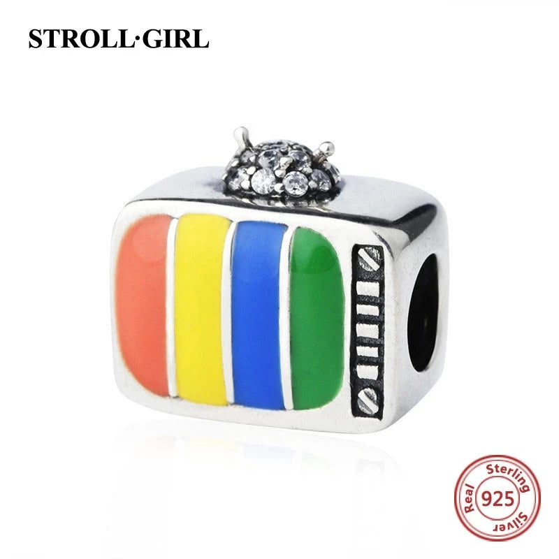 925 Sterling Silver European Love Charm Bead for Bracelet Jewelry Making