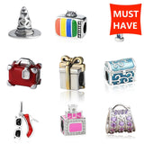925 Sterling Silver European Love Charm Bead for Bracelet Jewelry Making