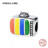 925 Sterling Silver European Love Charm Bead for Bracelet Jewelry Making