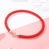 925 Silver Red Bracelet Classic Party Wear