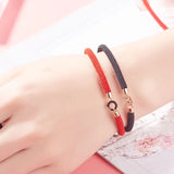 925 Silver Red Bracelet Classic Party Wear