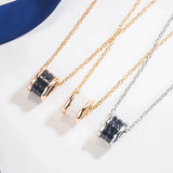 925 Sterling Silver Spring Pendant Necklace Women's Men's Jewelry