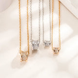 925 Sterling Silver Spring Pendant Necklace Women's Men's Jewelry
