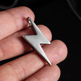 Punk Hiphop Lightning Charm Pendant Necklace