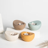 Round Resin Candle Holder Molds for Home Decor