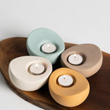 Round Resin Candle Holder Molds for Home Decor