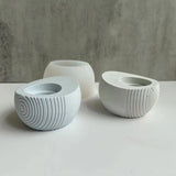 Round Resin Candle Holder Molds for Home Decor