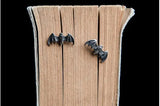 Small Bat 925 Sterling Silver Stud Earrings Unisex Halloween Spooky