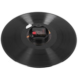 European Retro Vinyl Record Wall Clock Ultra-Quiet Decorative for Cafe Bar