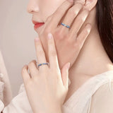 Enamel Little Prince & Fox Ring, S925 Silver, Birthday Party Wedding Gift