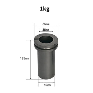 High Purity Graphite Cup Double Rings for Melting 1kg 2kg Casting Crucible
