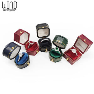 European Style Jewelry Container Mini Ring Box Retro Earrings Ring Box