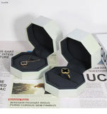Octagonal High-End Jewelry Packaging Box Necklace Pendant Display Bracelet Box
