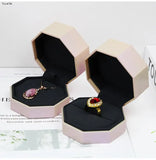 Octagonal High-End Jewelry Packaging Box Necklace Pendant Display Bracelet Box