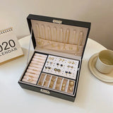 European Style Large Capacity Jewelry Box with Lock