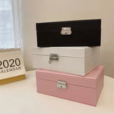 European Style Large Capacity Jewelry Box with Lock