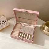 European Style Large Capacity Jewelry Box with Lock
