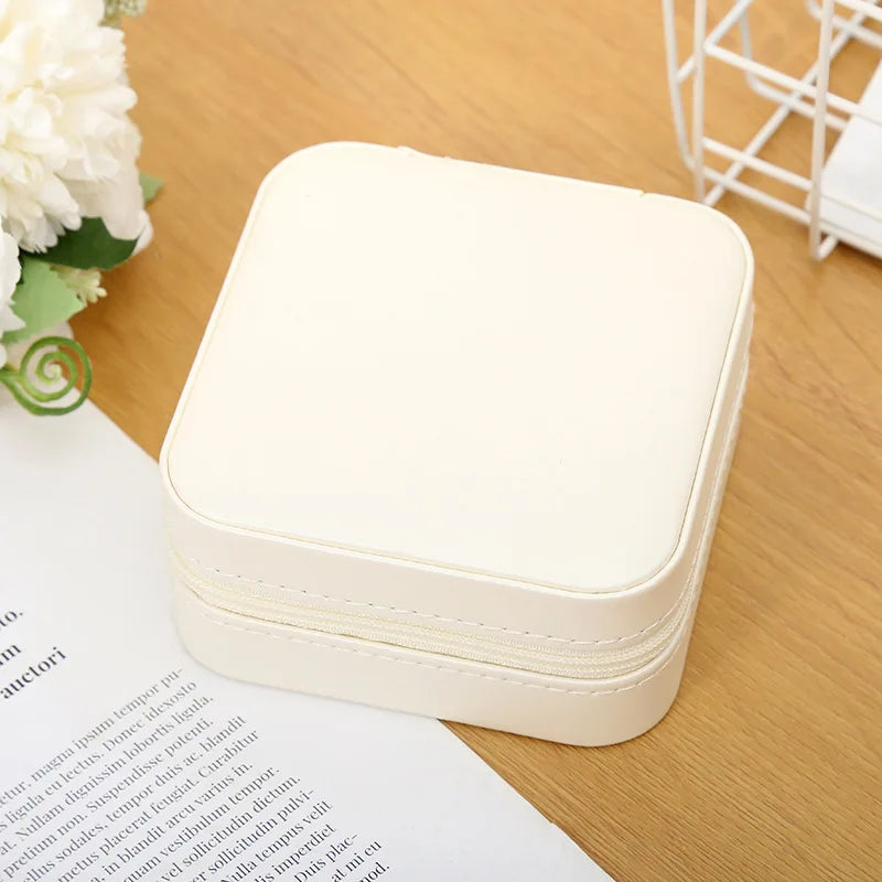 Portable Jewelry Box Organizer Display Travel Jewelry Case