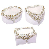 European Style Jewelry Box Portable Earring Holder Gift Display Case
