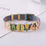 European Style 10mm Charm Slide Beads Mesh Bracelet Women Jewelry Gift
