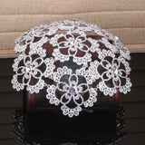 Vintage Rhinestone Flower Bridal Headband Tiara Wedding Hair Accessories