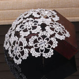 Vintage Rhinestone Flower Bridal Headband Tiara Wedding Hair Accessories