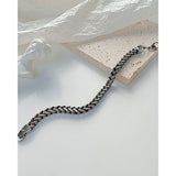 Retro Men's Stainless Steel Bracelet Cuban Chain Vintage Style