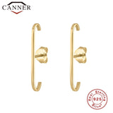 925 Silver Single Row Zircon Stud Earrings