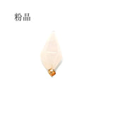 Natural Crystal Hexagonal Cone Pendant DIY Jewelry Necklace Accessories