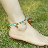 Bohemian Style Stone Beaded Beach Anklet