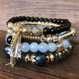 Bohemian Multi-layer Beaded Crystal Bracelet for Women