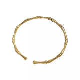 Bamboo Bone Shape Cuff Bracelet for Women