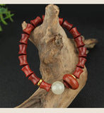 Bamboo Bone Shape Adjustable Cuff Bracelet for Women