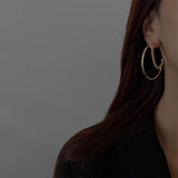 Chain Metal Circle Hoop Earrings Jewelry for Party