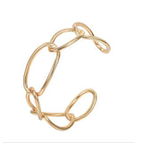 Hollowed Out Metal Bracelet for Women