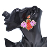 Retro Bat Earrings Halloween Beads Earrings