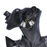 Retro Bat Earrings Halloween Bohemian Beads Earrings