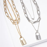 Hip-Hop Retro Thick Chain Love Necklace