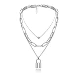 Hip-Hop Retro Thick Chain Love Necklace