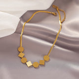 Geometric Stainless Steel Chokers Necklace Gothic Sexy Jewelry