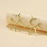 Metal Ear Hoop For Women Girl Rock Hip Hop Punk Earrings