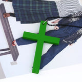 European American Cross Necklace Wooden Sweater Chain Accessories