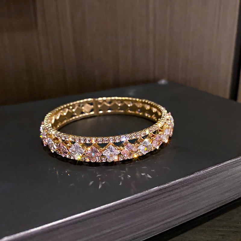 Colorful Rhinestone Bracelet for Women