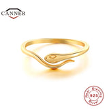 European and American Snake Open Ring 925 Sterling Silver