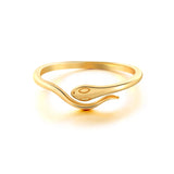 European and American Snake Open Ring 925 Sterling Silver