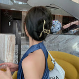 Metal Hairpin Hair Accessories Large Plate Ball Shark Clip