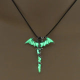 Halloween Rock Dragon Sword Necklace