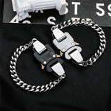Hipster Hip-hop Thick Chain Metal Lock Necklace